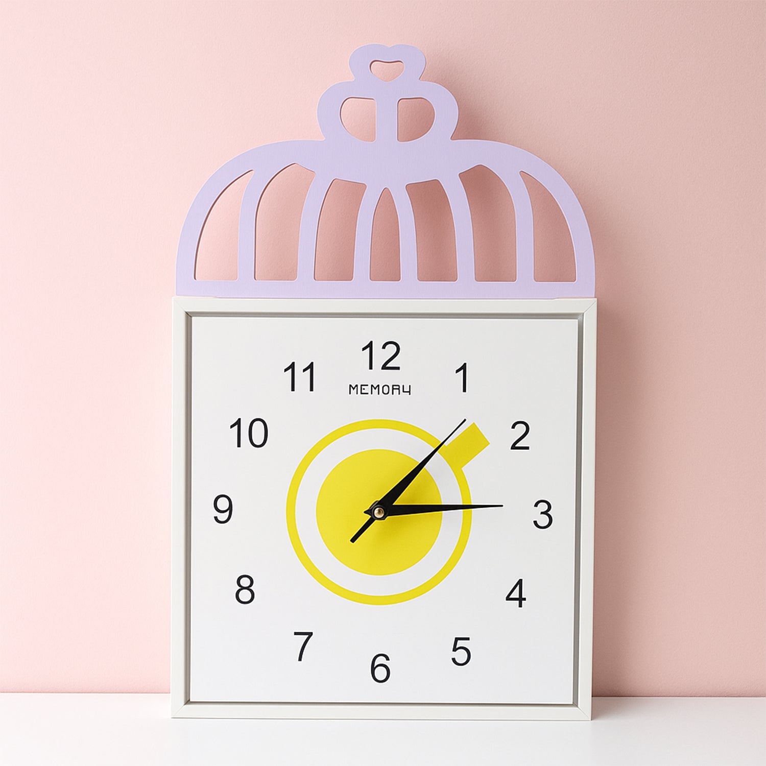 Decorative Square Wall Clock Battery Operated  1 Pc Decorative Square Wall Clock Battery Operated  1 Pc